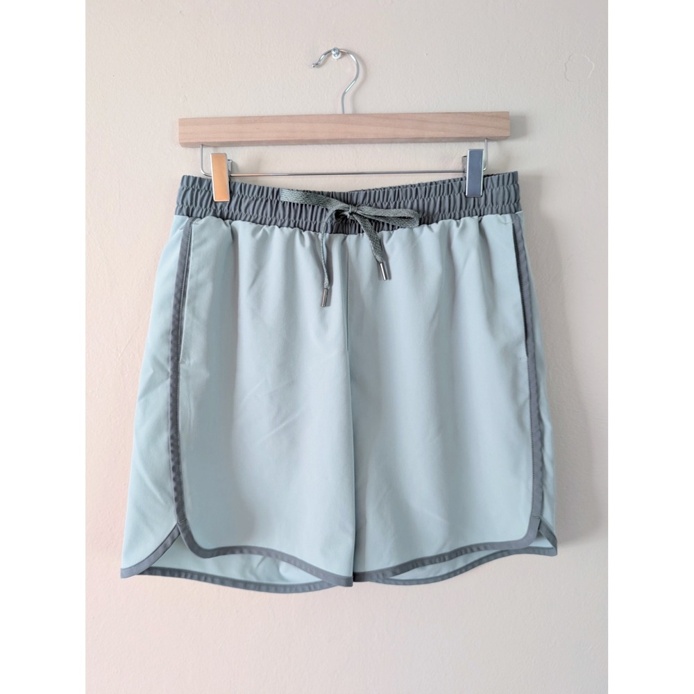 All in Motion Women Sage Green Athletic Running Shorts Athleisure Sporty‎ M